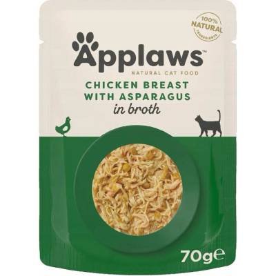 APPLAWS Chicken fillet with asparagus in broth 70 g