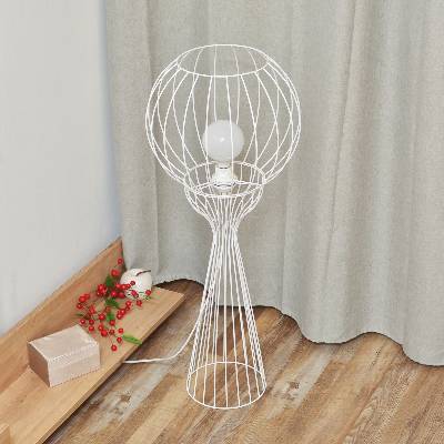 Helam Подова лампа MERCURE 1xE27/15W/230V бяла (HE1737)