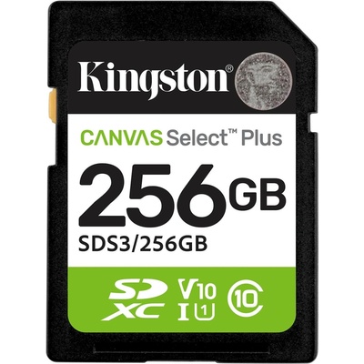Kingston SDXC 256GB Canvas Select Plus SDS3/256GB