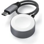 Satechi USB-C Magnetic Charging Cable for Apple Watch - USB-C кабел за зареждане на Apple Watch (18 см) (тъмносив) (ST-TCAW7CM)