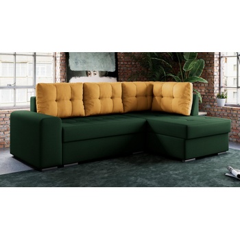 Холна гарнитура Сардиния зелен и горчица