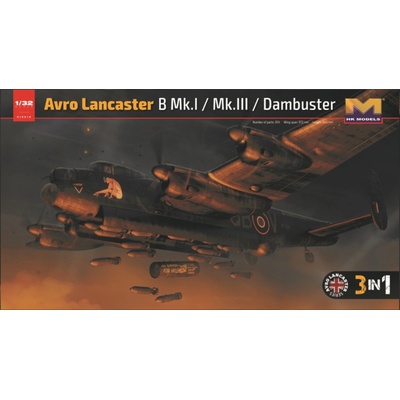 Hong Kong Models Lancaster Mk.I Canadian 3 into 1 version 1:32
