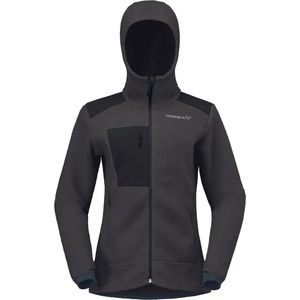 Norrøna Дамско поларено яке Norrøna Women's Trollveggen Warm3 Zip Hood Fleece jacket - Phantom (105-7311-0212)