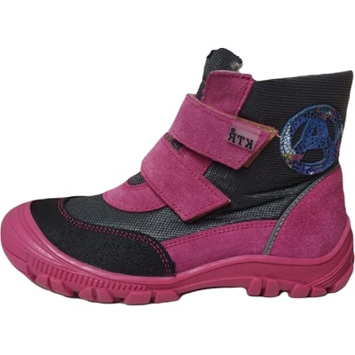 KTR fuxia popel motýl modrý