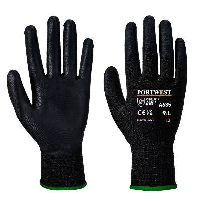 PORTWEST Rukavice Eco-Cut A635, proti pořezu POR-A635K8RM M Černá