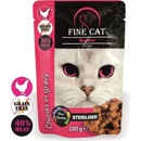 Fine Cat Grain Free Sterilised kuracie v omáčke 100 g