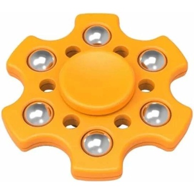 Fidget Spinner 6tiramenný žlutý