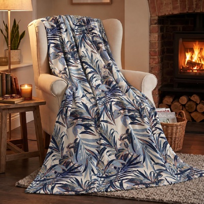 BBK deka z mikrovlákna Basic palmové listy 130x170
