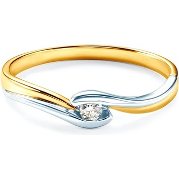 Image 1 of SAVICKI Годежен пръстен Savicki: двуцветно злато, диамант