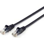 Manhattan Кабел Intellinet, мрежови, Cat5e, UTP, 1 m, RJ-45, черен
