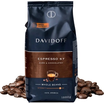 Davidoff Espresso 57 Dark & Chocolatey кафе на зърна 1 кг
