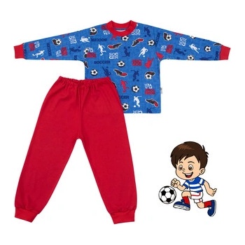 ESITO Chlapčenské pyžamo Futbal červené