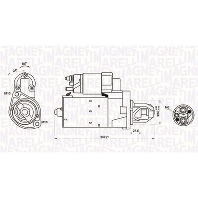 Startér MAGNETI MARELLI 063721249010