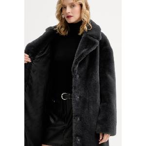 Stand Studio палто от еко пух дамско Camille Cocoon Coat (61137.9070) - answear - 371,41 лв
