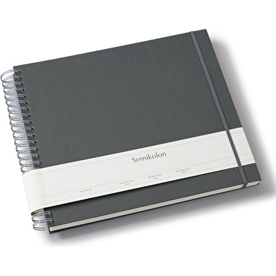 Semikolon Uni Maxi Mucho албум за снимки, тъмносив, с бели страници (369976)