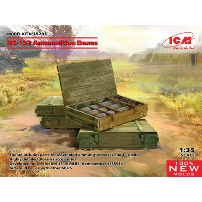 ICM RS-132 Ammunition Boxes 1:35