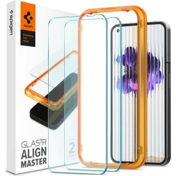 Spigen Протектор от закалено стъкло /Tempered Glass/ за Nothing Phone 1, 2 броя, Spigen Glass. Tr Align Master (AGL05447)