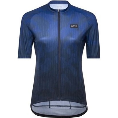 Gore Rain Camo Jersey Womens orbit blue