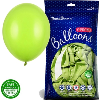 PartyDeco BALÓNKY latexové pastelové světle zelené 12 cm