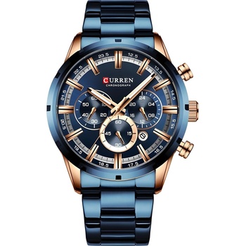 Curren Часовник curren lu-6226 - Син kp6226 (lu-6226)