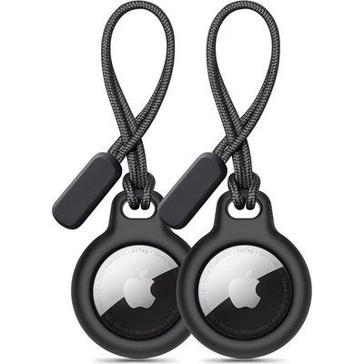 Tech-Protect 2x ключодържател за Apple Airtag от Tech Protect Rough Chain - Черни (5906302360772)