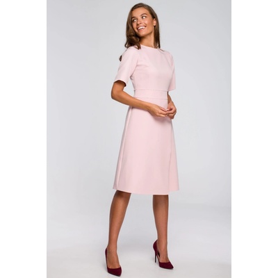 Stylove koktejlové šaty klasického strihu midi
