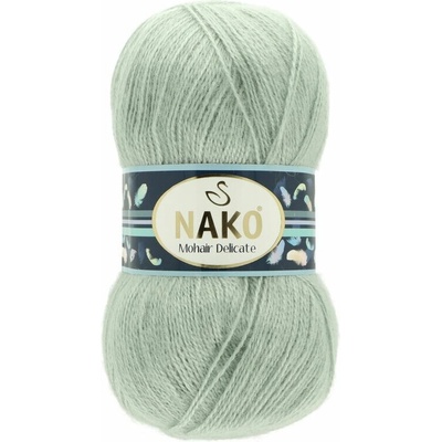 Nako Mohair Delicate 10023 sivozelená