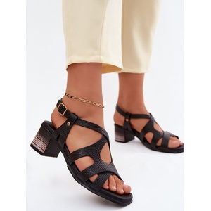 Step in style Дамски сандали с ток модел 227909 Step in style