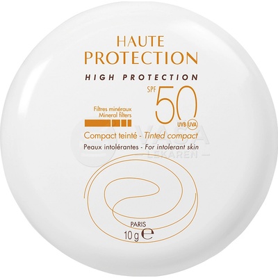 Avene Couvrance kompaktný make-up pre suchú pleť 1 Porcelain SPF30 Crème de teint compacte Texture confort 10 g