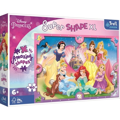 TREFL Super Shape XL Disney princeznej Ružový svet 160 dielov