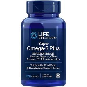 Life Extension Super Omega-3 Plus, 120 софтгел капсули, Life Extension