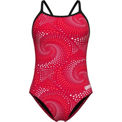 arena Дамски бански костюм Arena Women's Fireflow Swimsuit Lightdrop Back Swimsuit - Black / Team Red - размер 32 (EU) (150-5754-0412)