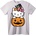 NOONEBRAND Тениска Hello Kitty Halloween Тиква - S, White