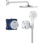 GROHE Precision SmartControl - Душ система с термостат за вграждане, диаметър 31 cm, 3 струи, хром 34877000 (34877000)