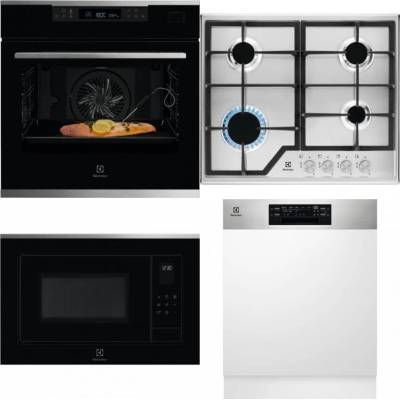 Set Electrolux KOBCS31X + KGS6426SX + LMS4253TMX + EEM48300IX