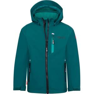 TROLLKIDS Детско софтшел яке Trollkids Kid's Balestrand Jacket Softshell jacket - Midnight Petrol / Black - размер 104 (EU) (703-4381-0813)