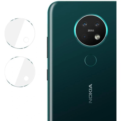 Два броя удароустойчив стъклен протектор за камера марка IMAK за Nokia 7.2