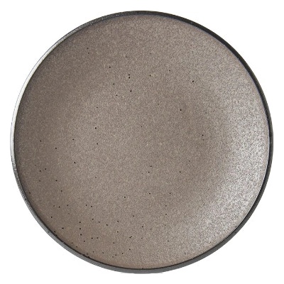 MIJ Jídelní talíř EARTH BLACK 25 cm