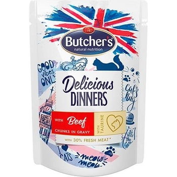 Butcher's Classic Delicious Dinners s kousky hovězího masa v omáčce 100 g