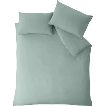 Catherine Lansfield Зелено двойно спално бельо от микрофибър 200x200 cm So Soft Easy Iron - Catherine Lansfield (BD/58232/W/DQS/GR)