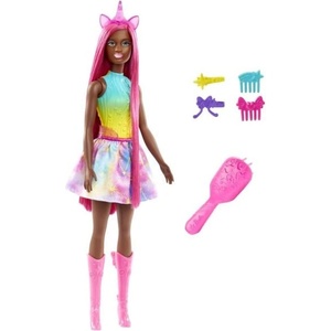 Mattel Кукла Mattel Barbie с дълга коса - фея еднорог (HRR01)