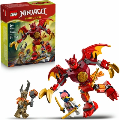 LEGO® NINJAGO 71851 Kaiov bojový balíček s dračím oblekom
