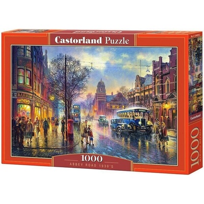 Castorland Abbely Road v roce 1930 1000 dílků