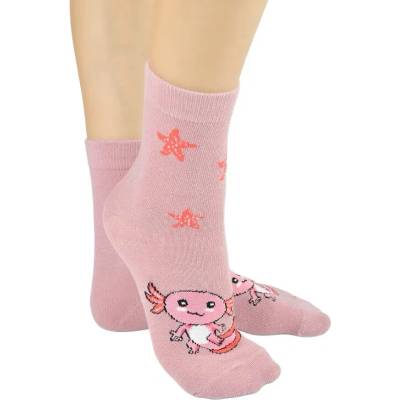 Noviti ponožky SB007 Axolotl ružová