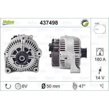 VALEO Alternátor 437498