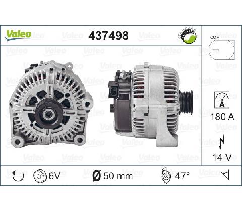VALEO Alternátor 437498