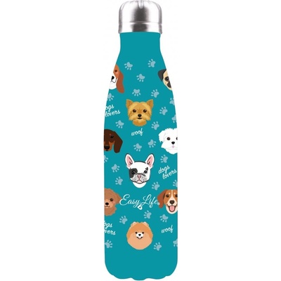 Easy Life Cestovní lahev The Dogs zelená 500 ml