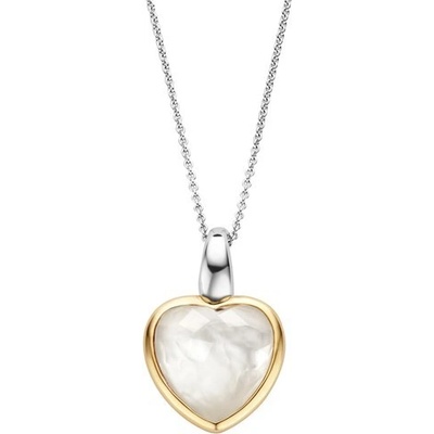 Ti Sento Zlacený přívěsek s řetízkem 6807MW