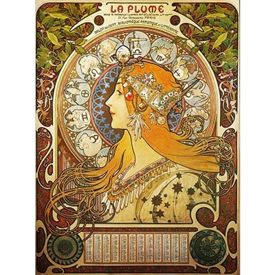 D-Toys Alfons Mucha Zvěrokruh 1000 dílků