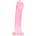 RealRock Дилдо с всмукателна чаша Juicy Ride (17 cm), розово